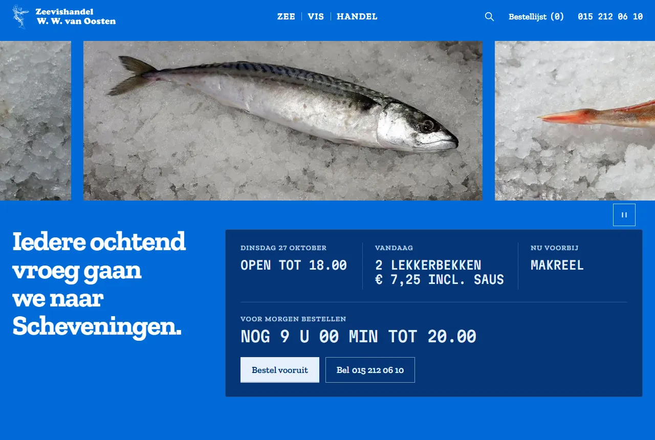 Mijn concept: Van Oosten voor vis