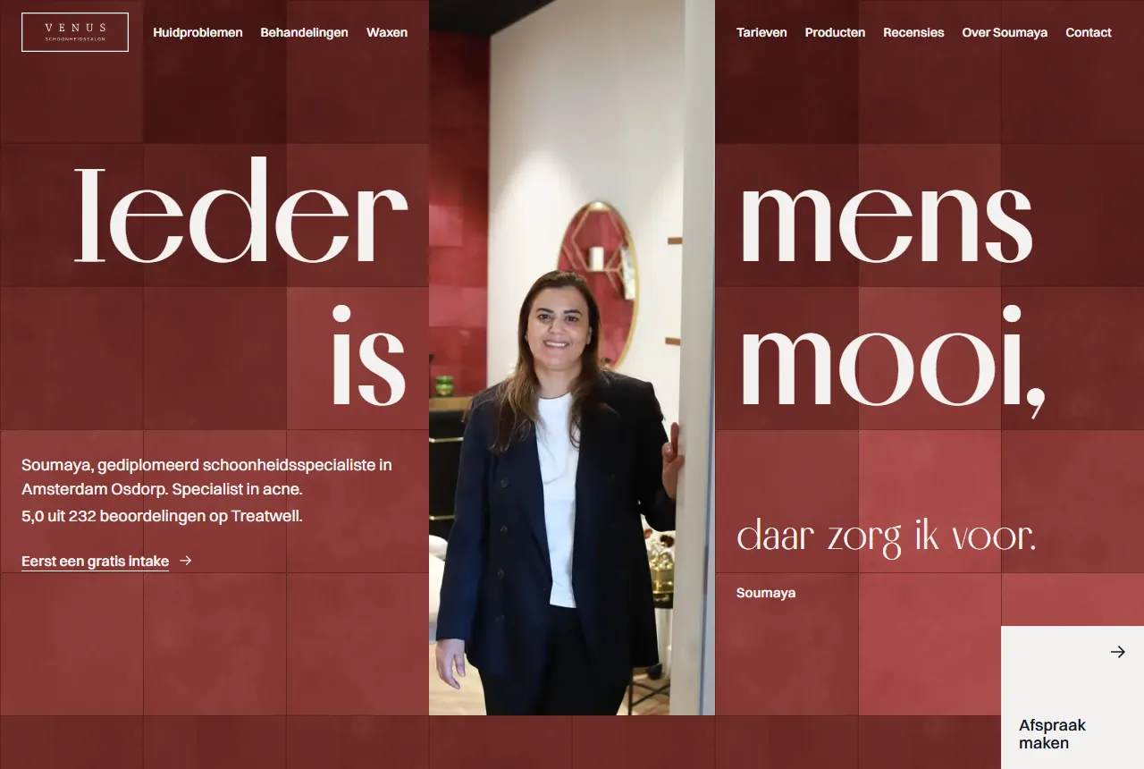 Mijn concept: Venus Schoonheidssalon